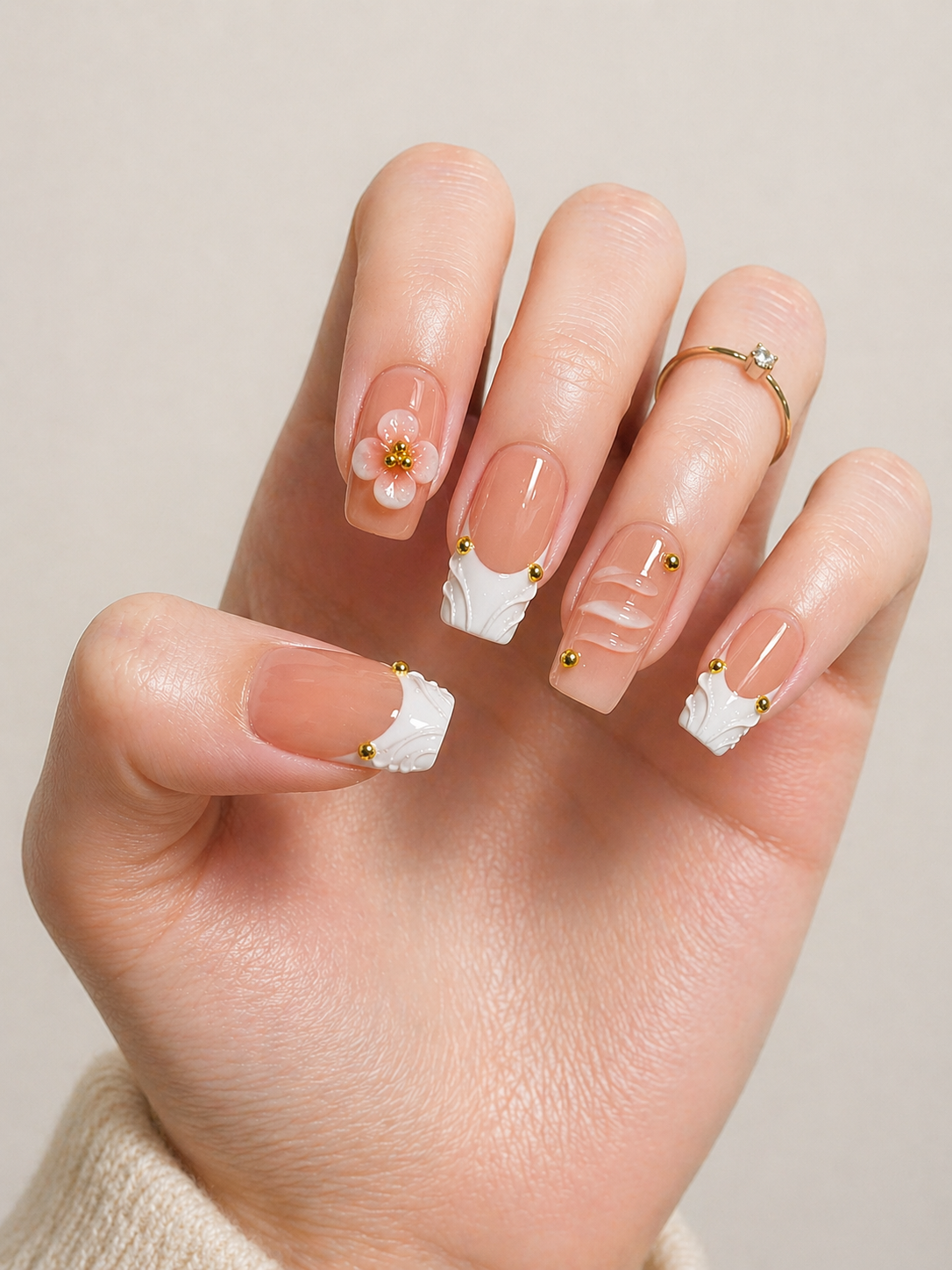 Sculpted French Tips